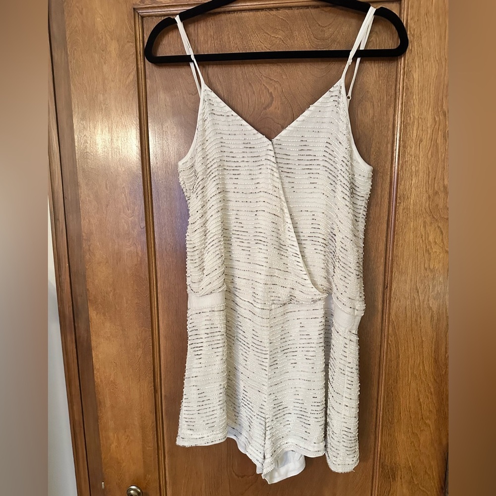 Parker Harrison Beaded Romper Woman’s L